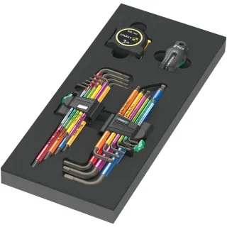 Wera 9740 Schaumstoffeinlage Winkelschlüssel Set 1, 20-teilig - 05150140001