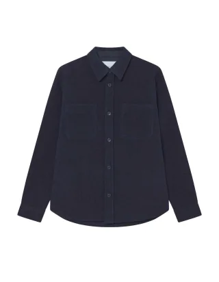 les deux - Bouclé Overshirt - Lennon blau - Gr. - S