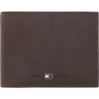 Tommy Hilfiger Geldbörse JOHNSON CC FLAP AND COIN POCKET, aus hochwertigem Leder