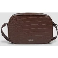 s.Oliver Umhängetasche Tasche, Camera-Bag in Kroko-Optik