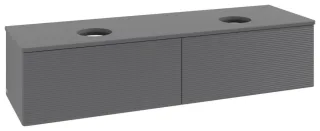 Villeroy & Boch Waschtischunterschrank Antao K39_1 1600x360x500mm mit Struktur FK/AP: GK/0 K39110GK