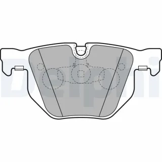 Delphi Bremsbel?ge hinten BMW 3er X1