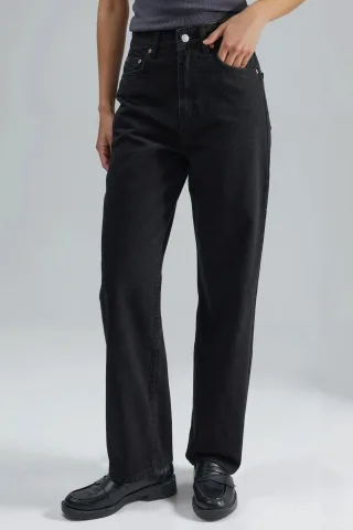 Hohe Taille Mama Jeans