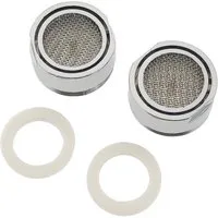 HundB Wasserhahnfilter Wasserhahnfilter Außengewinde 2 Stück Schwarz, Zubehör für Wasserhähne, Wasserfilter Wasserhahn Leitungswasserfilter
