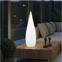 Arnusa LED Stehlampe Moderne Lampe mit Farbwechsel und Fernbedienung RGB Akku kabellos, Farbwechsel, LED fest integriert, 16 Leuchtfarben und 4 Farbwechselprogramme per Fernbedienung wählbar, Sauna Lampe Stimmungsleuchte