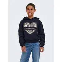 KIDS ONLY Kapuzensweatshirt KOGCOOPER LIFE HEART LS HOODIE SWT NOOS