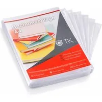 officegurus® Schulheft 20x Buchumschlag transparent DINA4