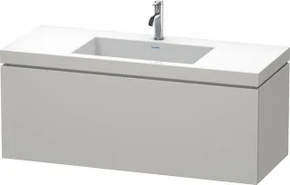 Duravit L-Cube c-bonded Set wandhängend Betongrau Matt 1200x480x500 mm - LC6919O0707 LC6919O0707