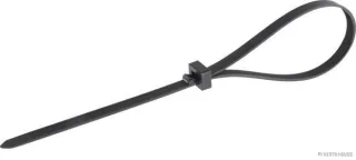 HERTH&BUSS Kabelbinder, 7,6 x 370 mm, PA 6.6, wiederverschließbar schwarz - 50266533