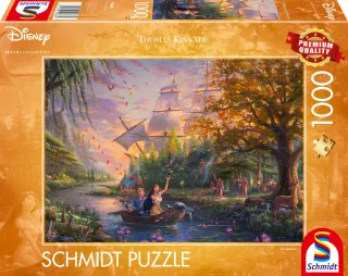 Schmidt Puzzle 59688 - Thomas Kinkade: Pocahontas (Disney) [1..000 Teile]