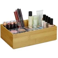 relaxdays Aufbewahrungsbox 2 x Ordnungsbox Bambus (1 St)