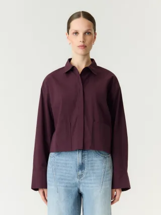 Y.A.S - YASLEE LS SHORT SHIRT S. NOOS Fig - Gr. - 38