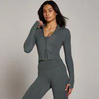 MP Women's Tempo Cropped Jacket - Dark Grey - L