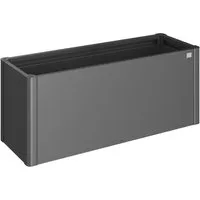 Biohort Hochbeet BELVEDERE midi 1,5x0,5, verschiedene Farben, 152x53x61 cm, extrem langlebig, aus Metall