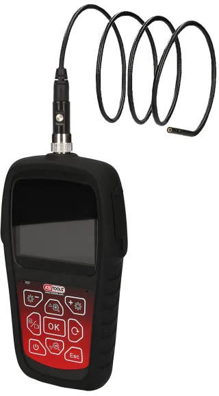 KS Tools HD-Videoskop-Satz mit Ø 4,5 mm 0° und 90° HD Frontkamera-Sonde, umschaltbar, 7-tlg - 550.7530