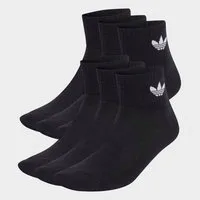 adidas Originals Sportsocken MID ANKLE, 6 PAAR (6-Paar) für Laufen, 6er-Pack, mit Logodruck im Trefoil Style, knöchellang