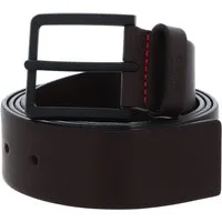 HUGO Synthetikgürtel Sz40 Leather Belt aus echtem Rindsleder