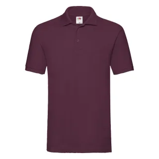 Fruit of the Loom - "Premium" Poloshirt für Herren (Burgunderrot)