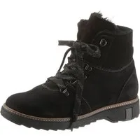 Waldläufer HITOMI Winterboots, Outdoorboots, Schnürboots mit Lammfellfutter, H-Weite