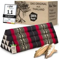 livasia Keilkissen Dreieckskissen 80 cm breit (Classic) - 33x80x30cm -, Kapok, vegan, handgefertigt