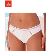 Vivance Bikinislip (Packung, 2 Stück) aus weicher Baumwollmischung