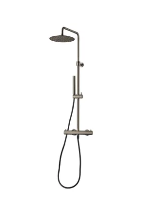 JEE-O Slimline Shower Set, dark steel, 800-6619 800-6619
