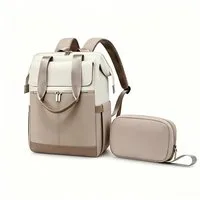 ibettertec Rucksack Laptop Schulrucksack Freizeitrucksack Rucksack Damen Elegant Daypack (Packung, mit Laptopfach 15.6Zoll & Anti Diebstahl Tasche für Reise, Uni, Schule), Wasserdichter Tagesrucksack