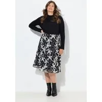 Laurasøn Jerseykleid Kleid Langarm Turtleneck