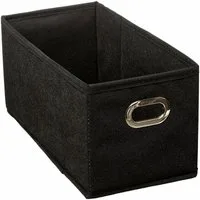 5five Simply Smart Aufbewahrungskorb Mix N Modul, Schwarz, 15 x 31 cm