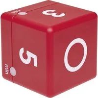 TFA Dostmann Eieruhr TFA Dostmann Timer Cube Timer Rot digital
