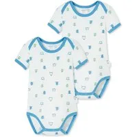Schiesser Body Baby Body 1/2 - Natural Love (2-tlg) langarm kurzarm body-suit