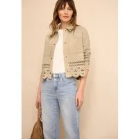 STREET ONE STUDIO Lederimitatjacke mit Knopfleiste