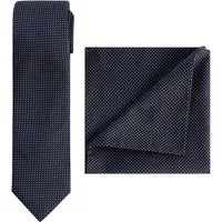 BOSS Krawatte H-SET TIE-PKT SQ (Set, 2-St) mit Einstecktuch, Geschenkset