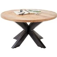 moebel-dich-auf Couchtisch ACE (Wohnzimmertisch Sofatisch Beistelltisch, 80 x 47 cm), Tischplatte aus Mango Massivholz