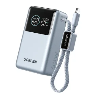 Ugreen PB727 PD55W 36Wh 10000mAh Power Bank with 1.18-inch Digital Display Screen Come with Type-C Cable External Batter