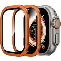SmartUP Smartwatch-Hülle 2X Schutzglas für Apple Watch Ultra 3 / Ultra 2 / Ultra 49mm Titan, Displayschutzglas