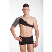 Lorey Medtec Schulterbandage Turmalin-Schulterwärmer aus Neopren mit Stützfunktion, Unisex