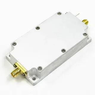 1250MHz RF Power Amplifier 1200-1320MHz 15W Output 40dB Gain SMA Female Connector for Wireless Communication Systems