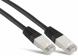 S-IMPULS CAT.6 Patchkabel, 15 m, schwarz, S-FTP, PIMF