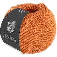 LANA GROSSA DIVERSA Häkelwolle, 210 m (leichtes Baumwoll-Mischgarn mit zartem Mélange-Effekt), 50 g