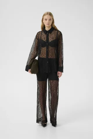 Langarm - Hemd GZedea Loose fit black