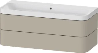 Duravit Happy D.2 Plus c-shaped Set wandhängend Taupe 1175x490x480 mm - HP4349N60600000 HP4349N60600000