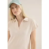 CECIL Poloshirt mit Struktur-Optik