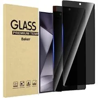 Baker Sichtschutzfolie 2x Panzerglas Blickschutz Samsung Galaxy S22 S23 S24 S25 Ultra Plus, (2 Pack), Privacy Schutzglas Displayschutzfolie Schutzfolie