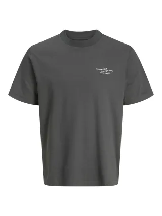 JACK&JONES - JPRBLACHAD BRANDING SS CREW N TEE JNR volcanic ash - Gr. - 176