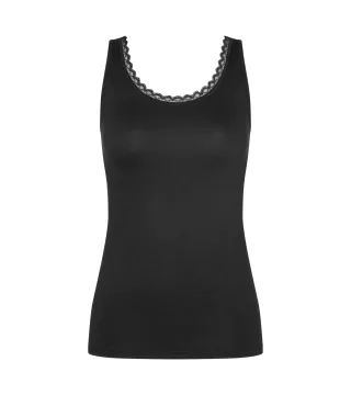 Triumph - Feel Of Cotton Tank Top schwarz - Gr. - 40