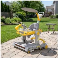 oyajia Lauflernhilfe 4in1 Lauflernhilfe Babywalker Spiel, mit Musik, Licht, ab 6 Monaten
