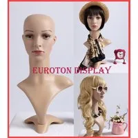 Eurotondisplay Schneiderpuppe Dekokopf Perückenkopf Schaufensterpuppe weibliche männliche Köpfe, Nicht zutreffend
