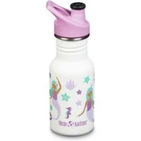 Klean Kanteen Trinkflasche Kid Kanteen Mermaid 356ml Rosa Sportcap Trinkflasche Mädchen