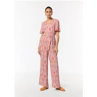 comma Jumpsuit Overall Overall mit Crêpestruktur